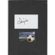 Signed card by Jimmy Hill the Fulham footballer